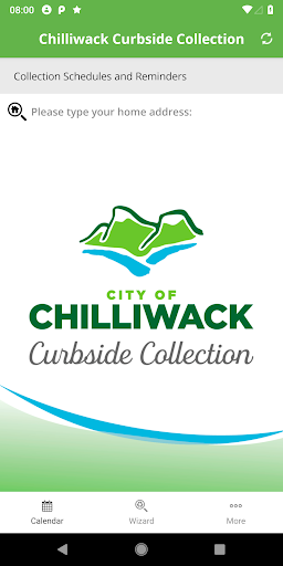 Android application Chilliwack Curbside Collection screenshort