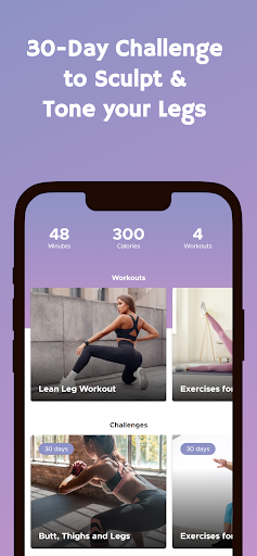 Screenshot of 30 Day Leg Challenge