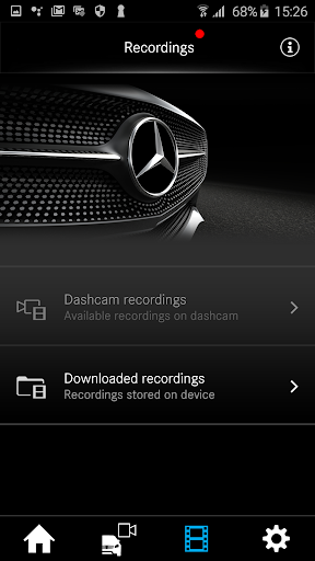Mercedes-Benz Dashcam Screen 2