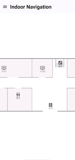 Android application Indoor Navigation screenshort