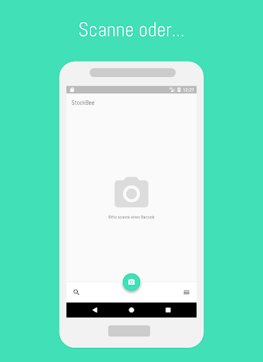 Android application StockBee - Bestandsänderung be screenshort
