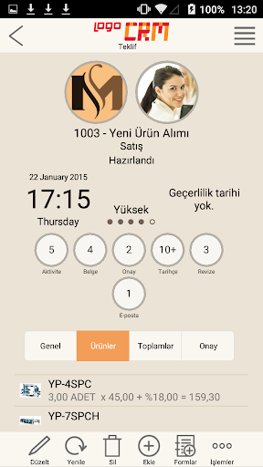 LogoCRM Screen 2