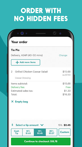 Seamless: Restaurant Takeout & Food Delivery App 7.131 screenshots 5