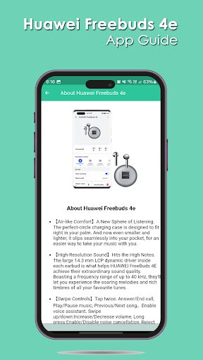 Huawei Freebuds 4e App Guide