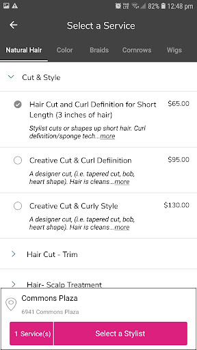 Justmanes Hair Salon Screen 3