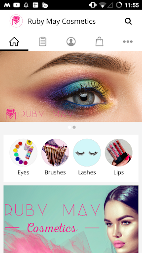 Android application Ruby May Cosmetics screenshort