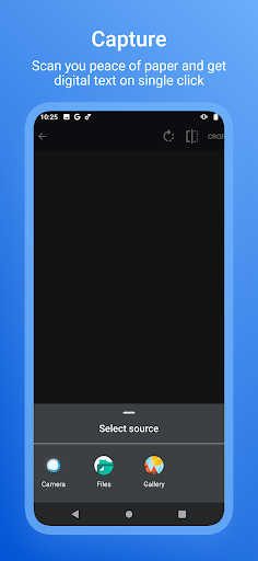 Convert image to text OCR Screen 2