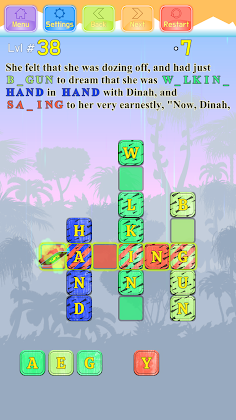 Alice in Wonderland Crossword - Screenshot 2