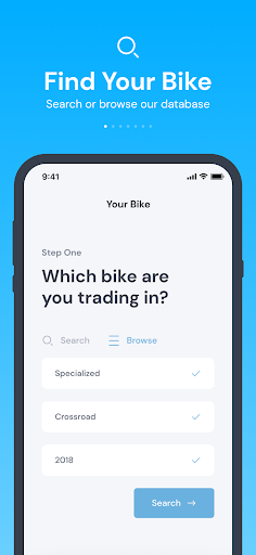 Bicycle Blue Book Trade-in Screen 2