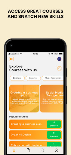 Android application Wazawa LMS screenshort