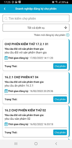 Android application Hỗ trợ doanh nghiệp NA screenshort