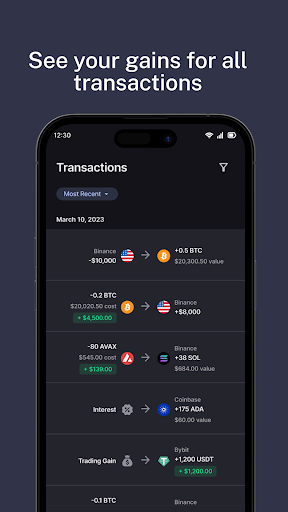 Screenshot of Coinpanda - Crypto Portfolio