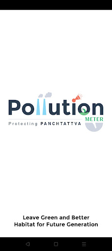 Android application Pollution Meter screenshort