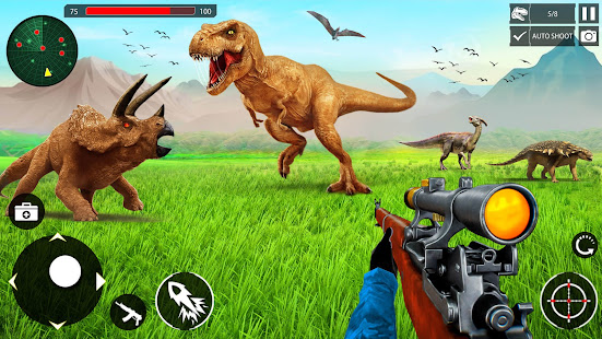 Wild Dinosaur Hunting Game 1.36 APK screenshots 1
