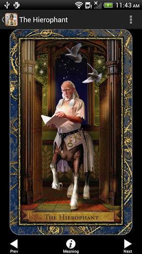 Android application Wizards Tarot screenshort