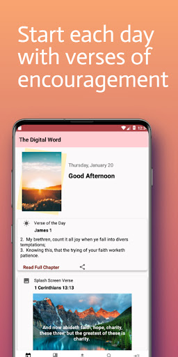 Android application Digital Bible screenshort