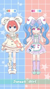 Sweet Girl MOD APK: Doll Dress Up Game (Costumes Unlocked) 4