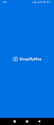 Android application SimplifyHire Candidate screenshort