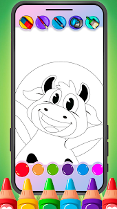 La Vaca Lola Coloring Game 4K