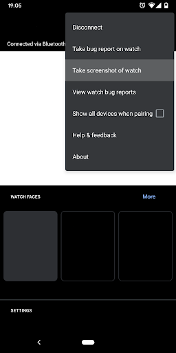 Android application Wear Screenshot Saver screenshort