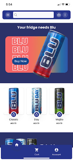 Blu Energy Drink Screenshot 1 - AppWisp.com