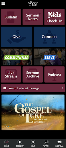 Android application The Moody Church screenshort