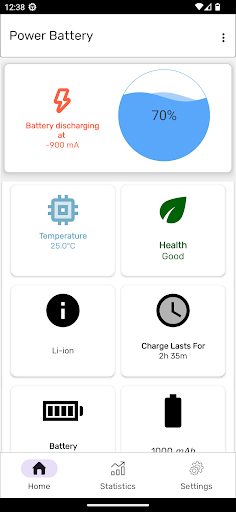 Android application Power Battery screenshort