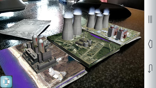Android application Augmented Nuclear plants screenshort