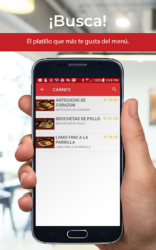 Android application La Granja Real Delivery screenshort