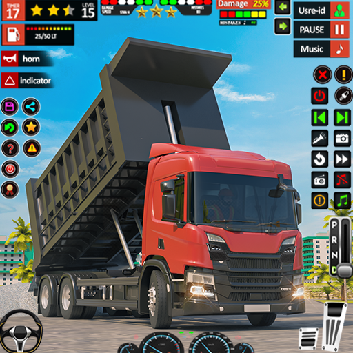 Car Transport Truck Driver 3D logo