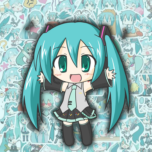 MikuChat Hatsune Sticker Miku - AppWisp.com