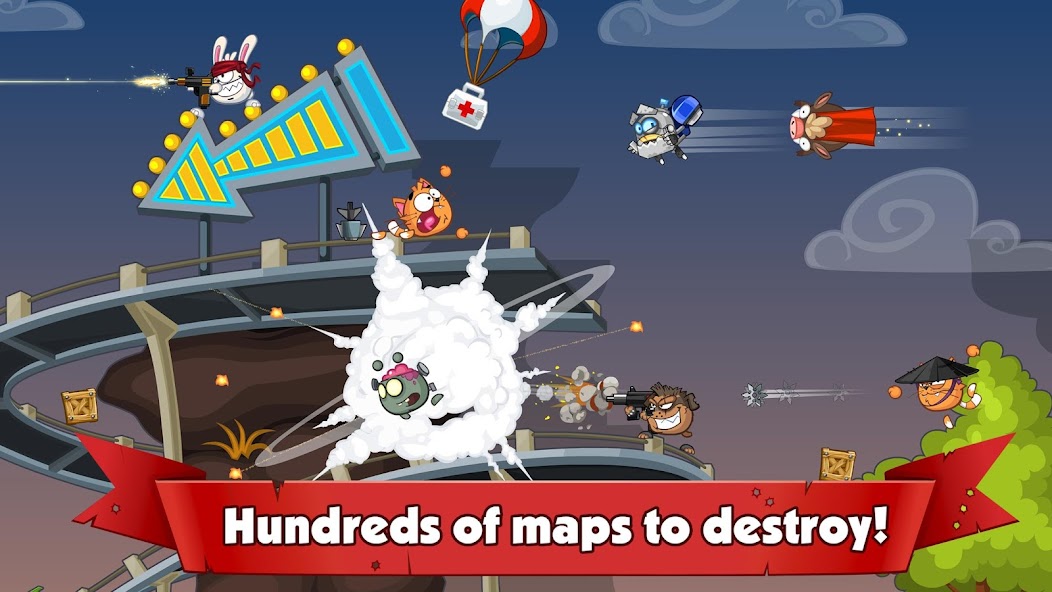 Wormix: PvP Tactical Shooter 2.73.19 APK + Mod (Unlimited money) untuk android