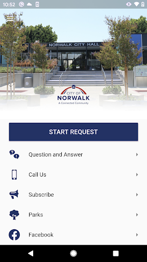Android application Norwalk Connects screenshort