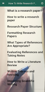 How To Write Research Paper