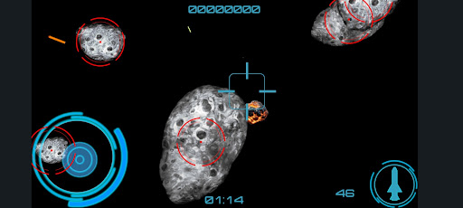 Asteroid Shooter Screen 2