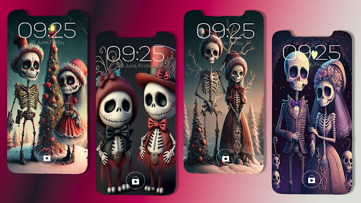 Cute Skull Wallpaper Screen 3