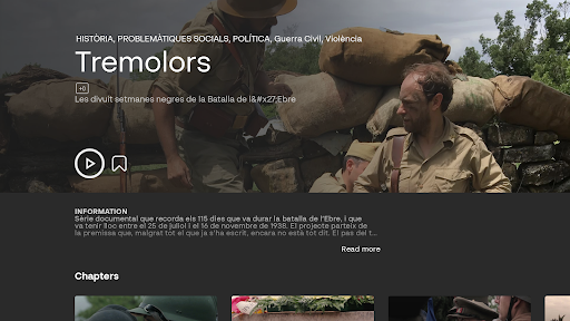 Android application La Xarxa+ screenshort