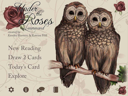 Screenshot of Under the Roses Lenormand
