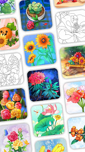 Coloring Book: Color by Number Oil Painting Games Varies with device screenshots 1