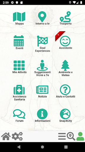 Android application Toscana in a Snap screenshort