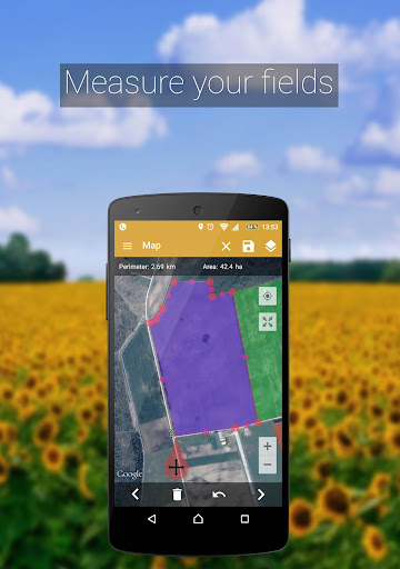 GPS Fields Area Measure PRO - Productivity - apps
