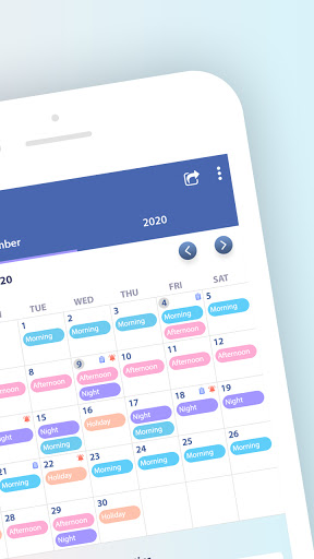 My Work Shift Calendar – Sched Screen 3