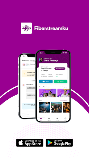 Android application Fiberstreamku screenshort