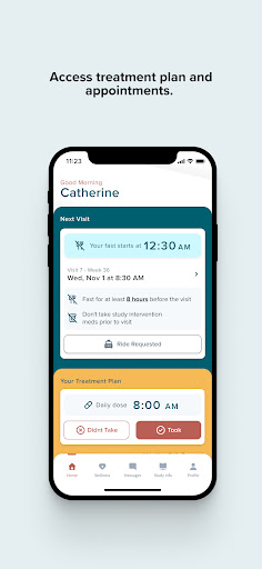 Android application CORALreef Clinical Trials screenshort