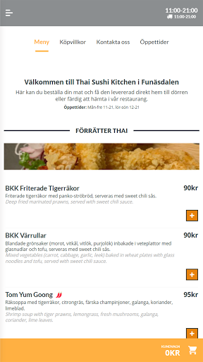 Android application Thai Sushi Kitchen screenshort