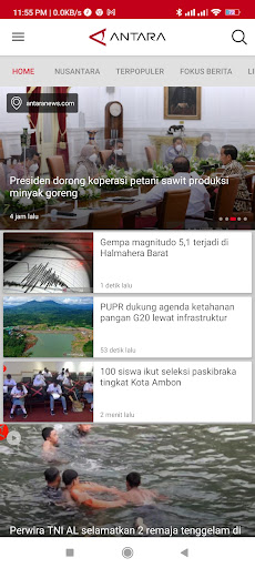 Android application Antaranews screenshort
