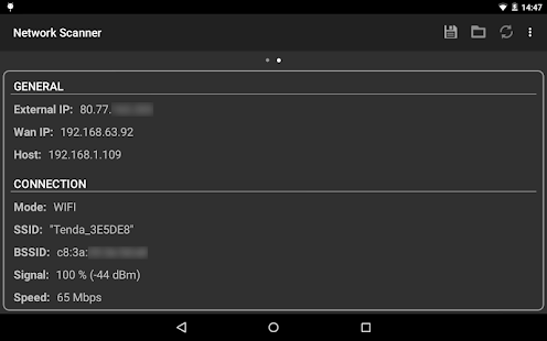 Network Scanner Capture d'écran