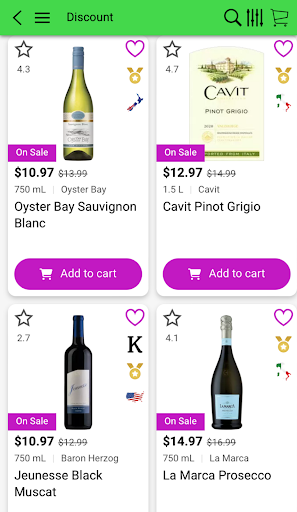 Android application Hempstead Discount Wine screenshort