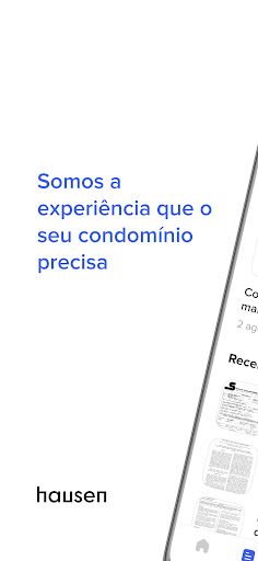 Android application Hausen - Condomínios Digitais screenshort