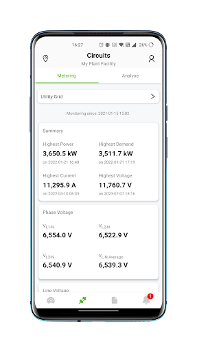Energy Optimiser Screen 3